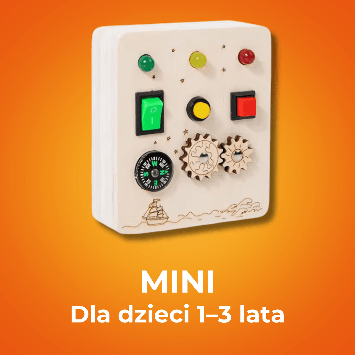 Clik™ Tablica Odkrywców LED – Montessori 1–6 lat ⚡ -30% tylko dziś | Darmowa dostawa od 120zł