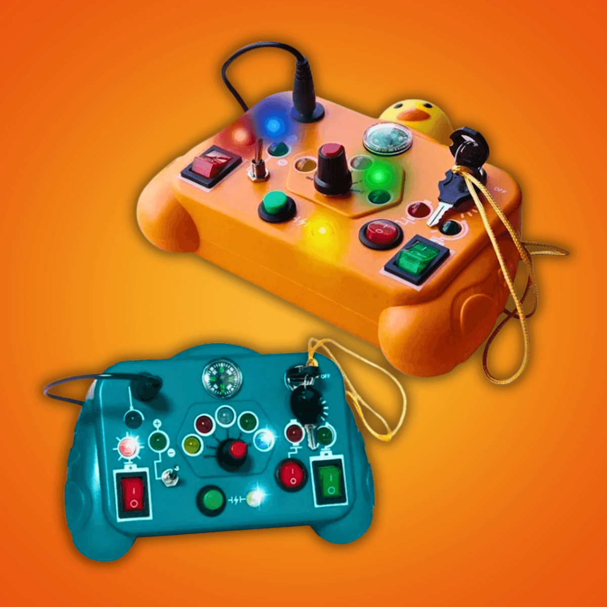 Clik™ Tablica Kompaktowa LED – MINI FRIENDS idealna dla dzieci, które chcą uczyć się i bawić wszędzie - w domu, w podróży, w przedszkolu.