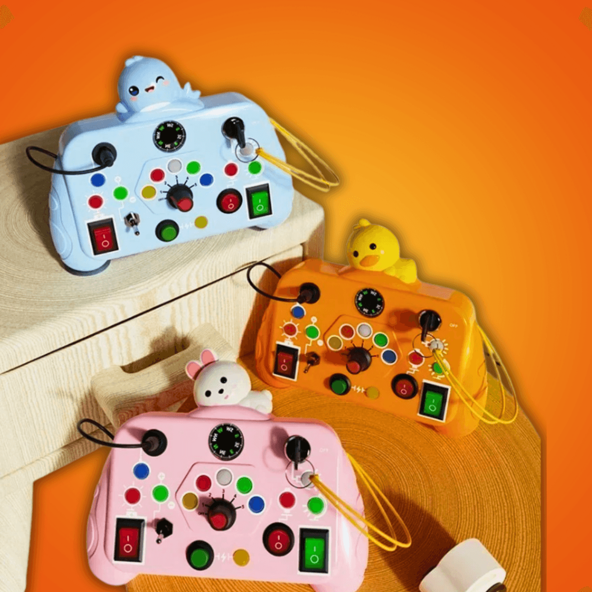 Clik™ Tablica Kompaktowa LED – MINI FRIENDS idealna dla dzieci, które chcą uczyć się i bawić wszędzie - w domu, w podróży, w przedszkolu.