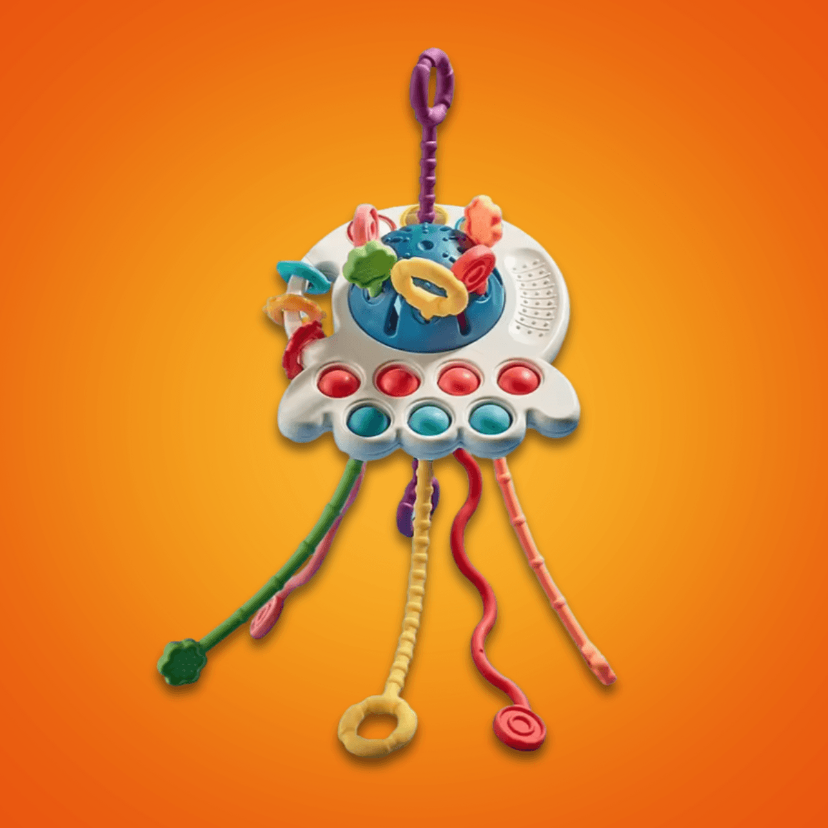 Clik ™ Ośmiornica Sensoryczna - zabawka , która uczy cierpliwości, skupienia i delikatności ruchu.